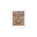 Golden City Antique Persian Kashmar Art Print Gallery Image 1