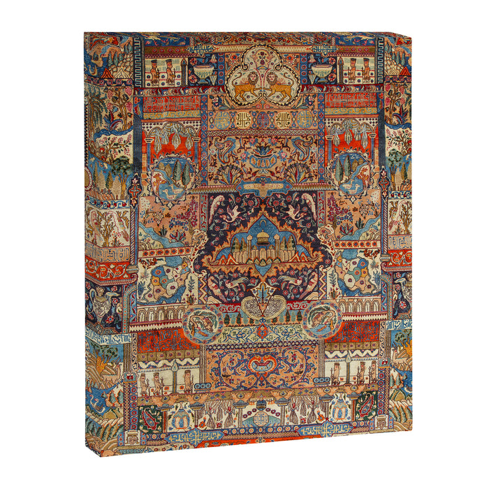 Golden Nature Antique Persian Kashmar Canvas Print Gallery Image 1