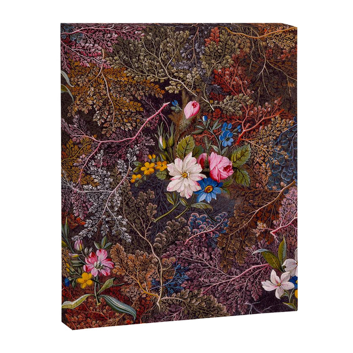 Gothic Floral Antique Textile Design 1788 William Kilburn Canvas Print Gallery Image 1