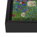 Gustav Klimt Farm Garden With Sunflowers  Framed Canvas Print Gallery Image 3