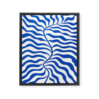 Henri Matisse Abstract Cobalt Leaf Art Framed Canvas Print Gallery Image 6
