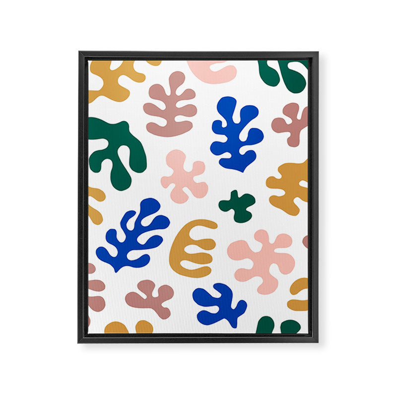 Henri Matisse Abstract Colorful Summer Cut Outs Art Pattern Framed Canvas Print Gallery Image 8