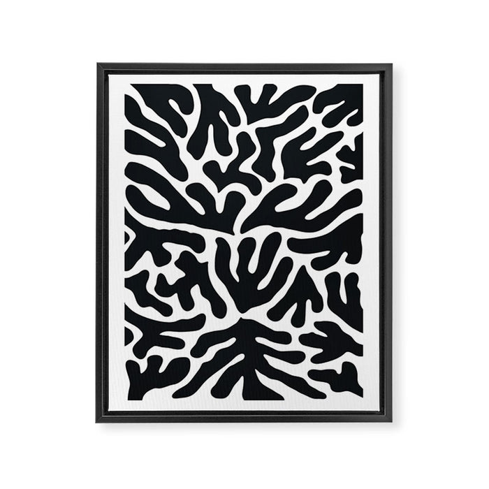 Henri Matisse Abstract Leaf Pattern Framed Canvas Print Gallery Image 1