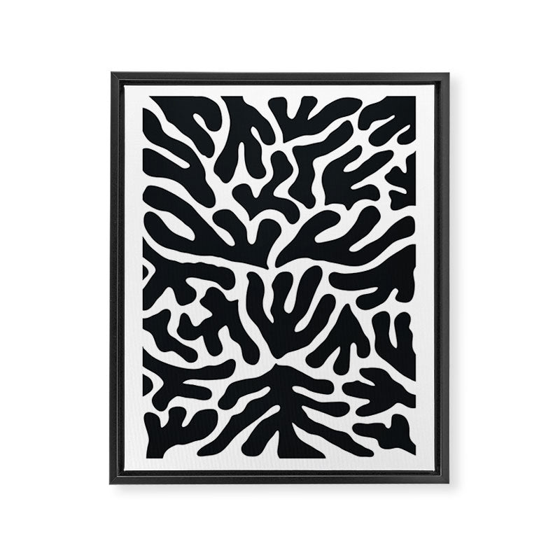 Henri Matisse Abstract Leaf Pattern Framed Canvas Print Gallery Image 6