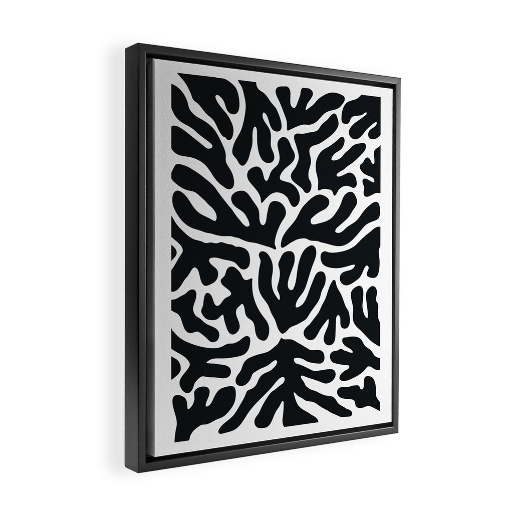 Henri Matisse Abstract Leaf Pattern Framed Canvas Print Gallery Image 2