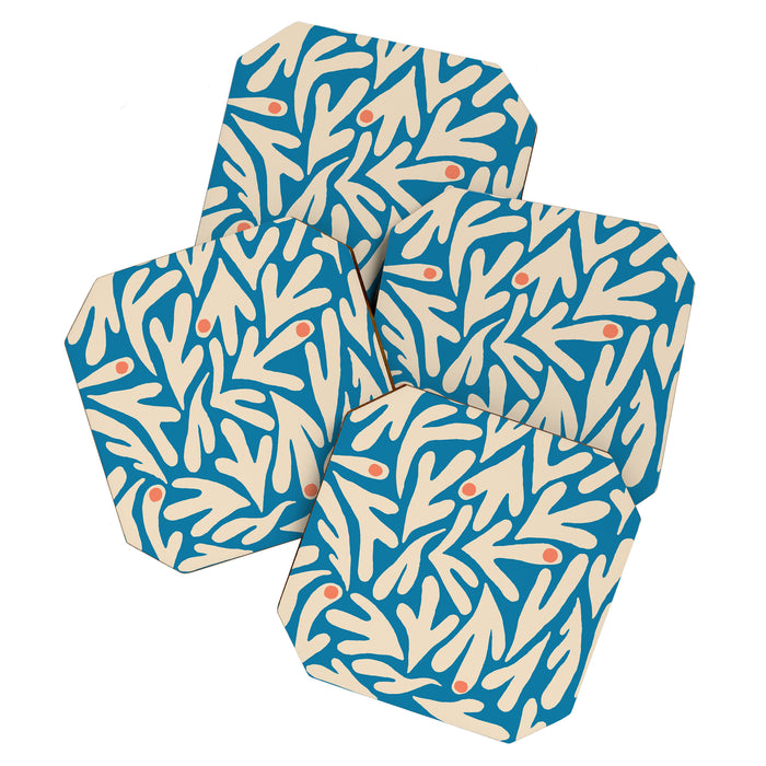 Henri Matisse Abstract Tropical Cut Out Pattern Coaster Gallery Image 1