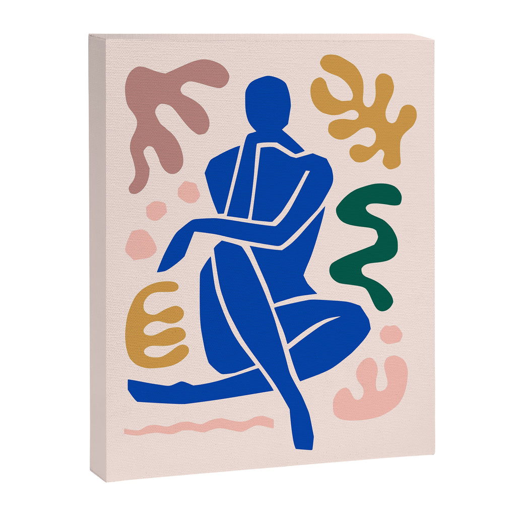 Henri Matisse Art Print 'Blue Nude' - Abstract Female Figure Cut Outs Artwork Canvas Print Gallery Image 8
