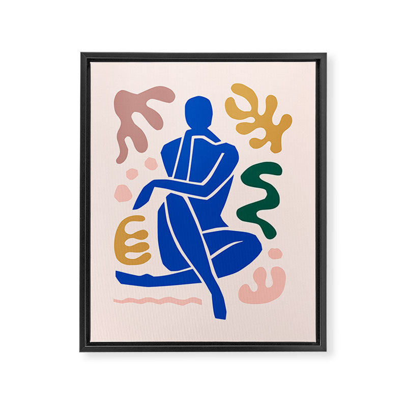 Henri Matisse Art Print 'Blue Nude' - Abstract Female Figure Cut Outs Artwork Framed Canvas Print Gallery Image 8
