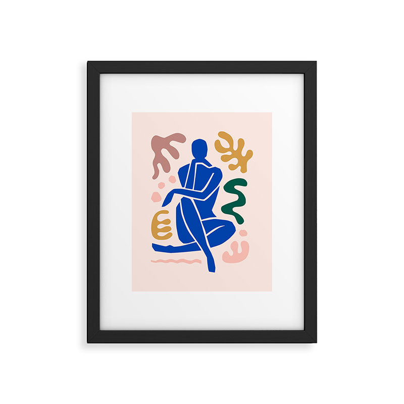 Henri Matisse Art Print 'Blue Nude' - Abstract Female Figure Cut Outs Artwork Framed Art Print Gallery Image 6