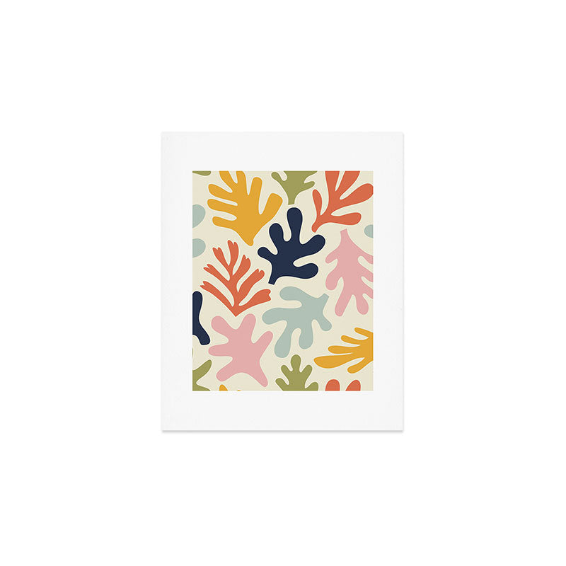 Henri Matisse Colorful Tropical Cut Outs Pattern  Art Print Gallery Image 1