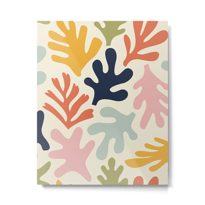 Henri Matisse Colorful Tropical Cut Outs Pattern  Metal Print Gallery Image 1