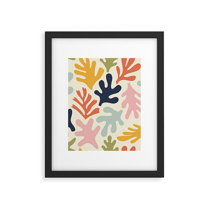 Henri Matisse Colorful Tropical Cut Outs Pattern  Framed Art Print Gallery Image 1