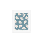 Henri Matisse Inspired Flying Doves Bird Pattern Art Print Gallery Image 1