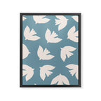 Henri Matisse Inspired Flying Doves Bird Pattern Framed Canvas Print Gallery Image 8