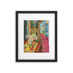 Henri Matisse Interior with Flowers & Parakeets II Framed Art Print Gallery Image 5