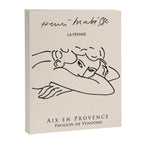 Henri Matisse 'La Femme' Female Nude Figurative Line Art Canvas Print Gallery Image 8