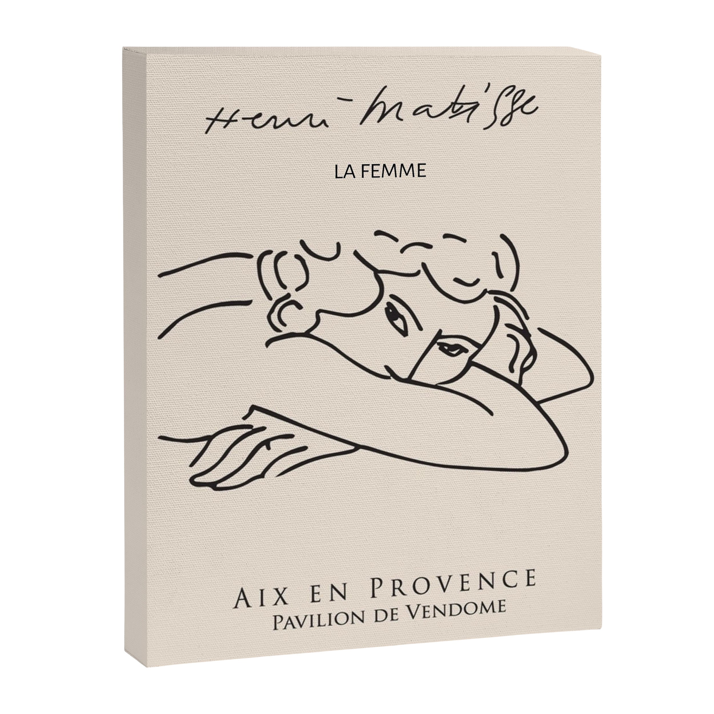 Henri Matisse 'La Femme' Female Nude Figurative Line Art Canvas Print Gallery Image 8