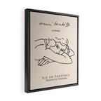 Henri Matisse 'La Femme' Female Nude Figurative Line Art Framed Canvas Print Gallery Image 2