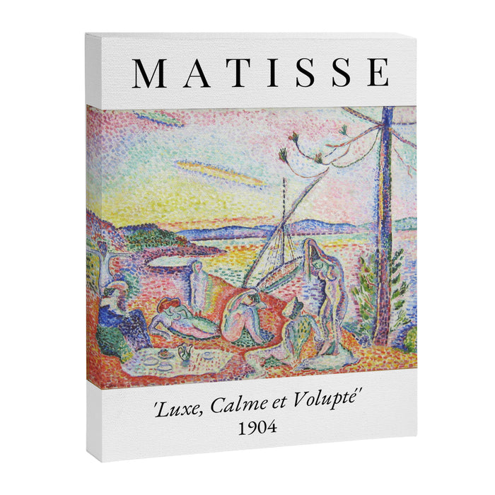 Henri Matisse 'Luxe, Calme et Volupte' Landscape Art Exhibition Canvas Print Gallery Image 1