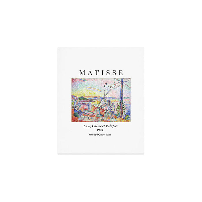 Henri Matisse 'Luxe, Calme et Volupte' Landscape Art Exhibition Art Print Gallery Image 1
