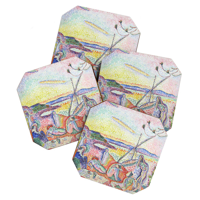 Henri Matisse 'Luxe, Calme et Volupte' Landscape Art Exhibition Coaster Gallery Image 1