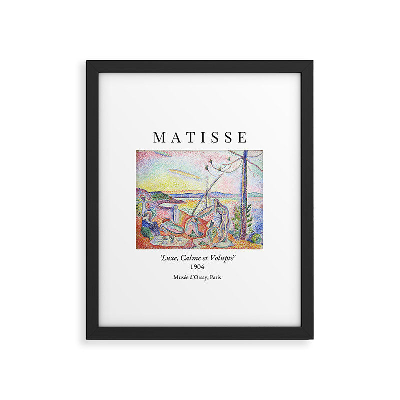Henri Matisse 'Luxe, Calme et Volupte' Landscape Art Exhibition Framed Art Print Gallery Image 5