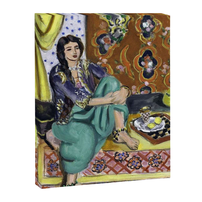 Henri Matisse 'Odalisque' Orientalist Female Figurative Art Canvas Print Gallery Image 1