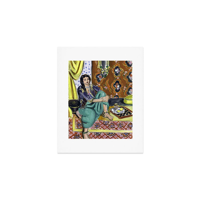 Henri Matisse 'Odalisque' Orientalist Female Figurative Art Art Print Gallery Image 1