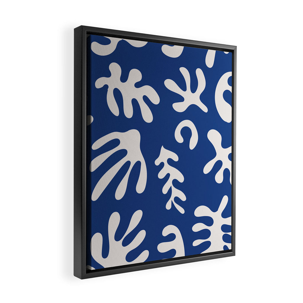 Henri Matisse Organic Cut Out Leaf Shape Pattern Framed Canvas Print Gallery Image 2