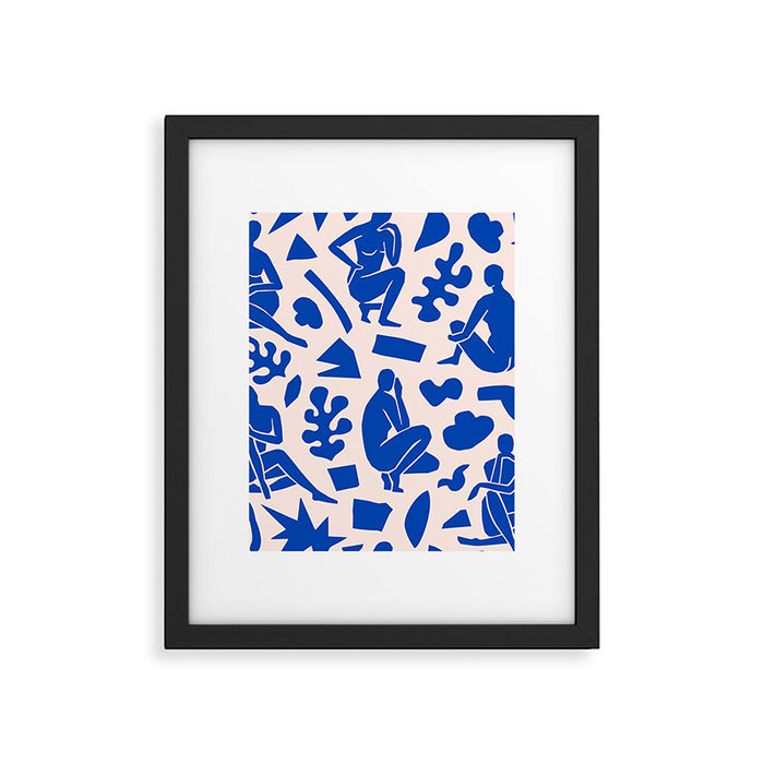 Henri Matisse The Blue Nude Cut Outs Art Pattern Framed Art Print Gallery Image 1