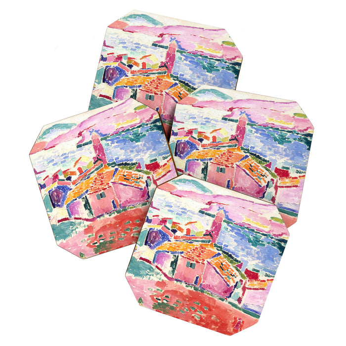 Henri Matisse 'The View of Collioure' Landscape Art Exhibition  Coaster Gallery Image 1
