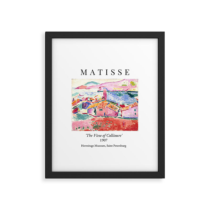 Henri Matisse 'The View of Collioure' Landscape Art Exhibition  Framed Art Print Gallery Image 5