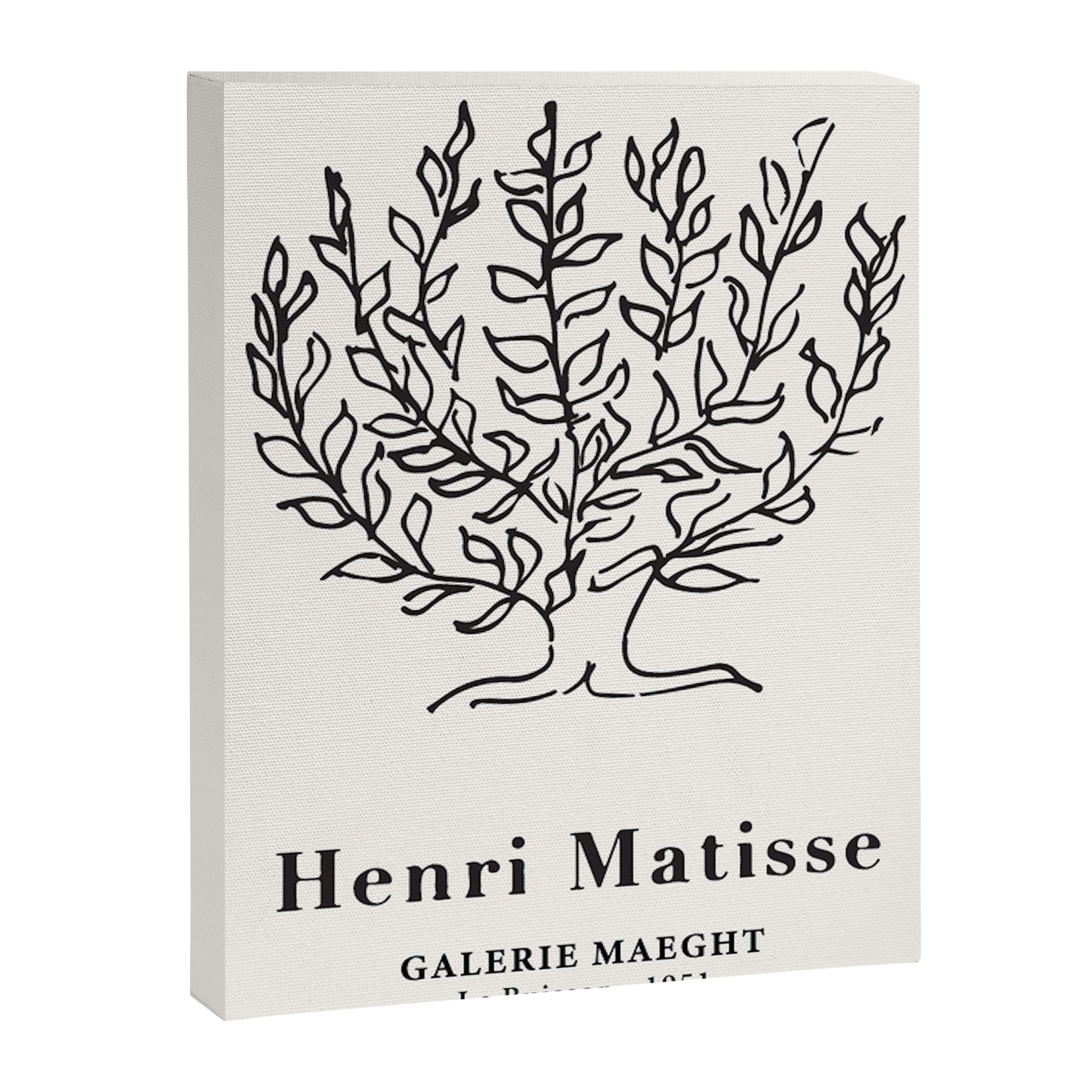Henri Matisse 'Tree of Life' Abstract Line Art Canvas Print Gallery Image 6