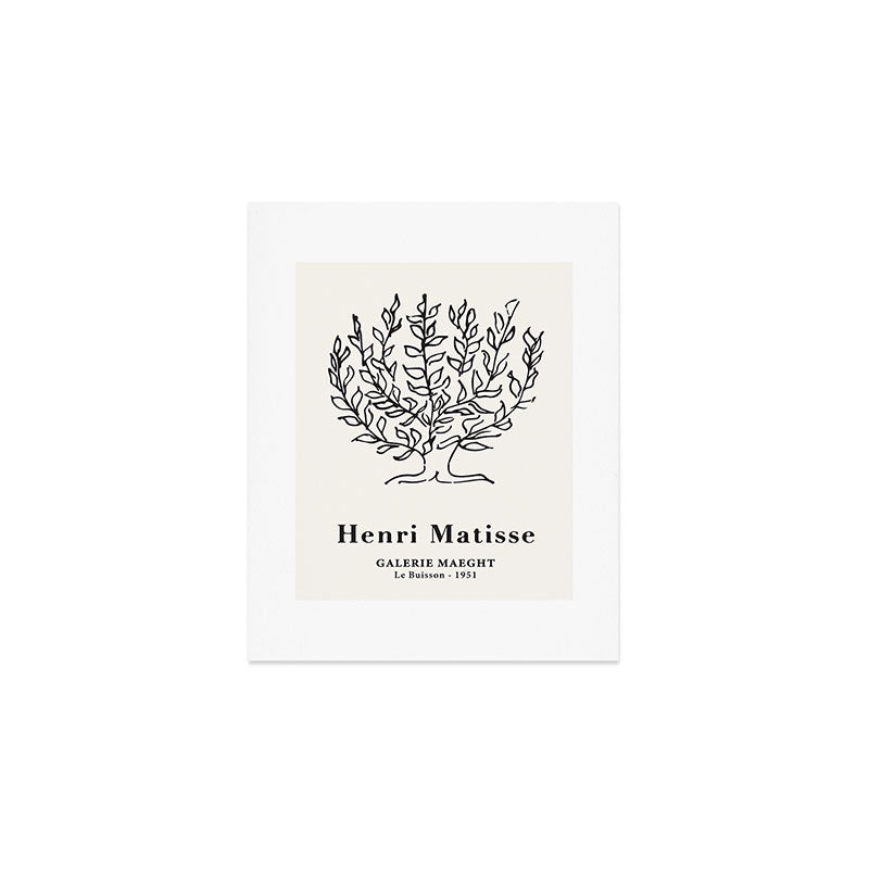 Henri Matisse 'Tree of Life' Abstract Line Art Art Print Gallery Image 1