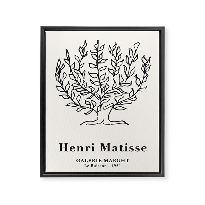 Henri Matisse 'Tree of Life' Abstract Line Art Framed Canvas Print Gallery Image 1