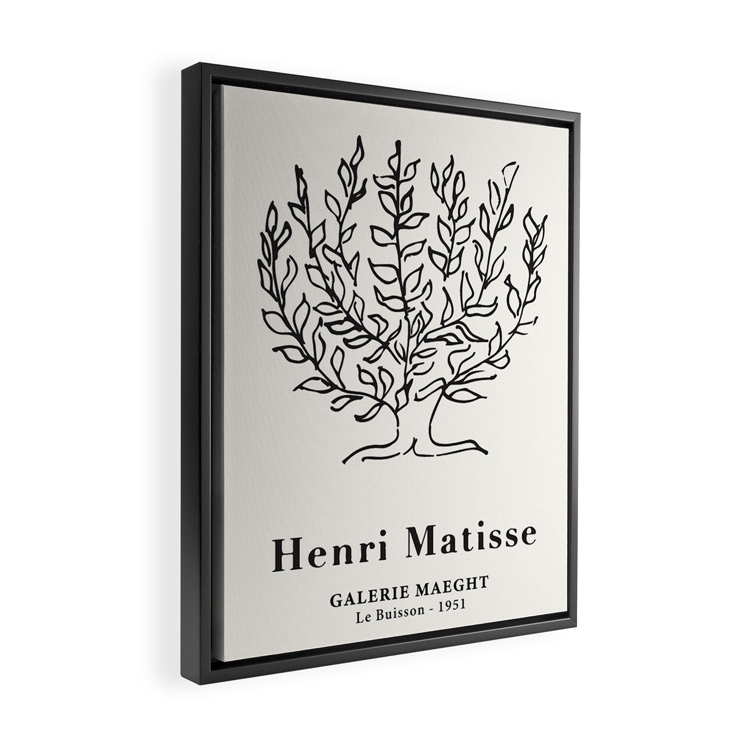 Henri Matisse 'Tree of Life' Abstract Line Art Framed Canvas Print Gallery Image 2