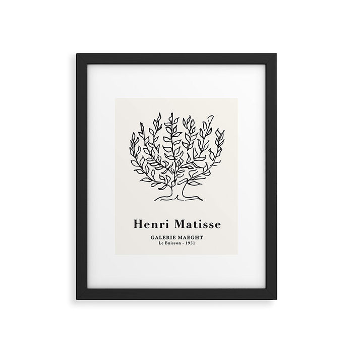 Henri Matisse 'Tree of Life' Abstract Line Art Framed Art Print Gallery Image 1