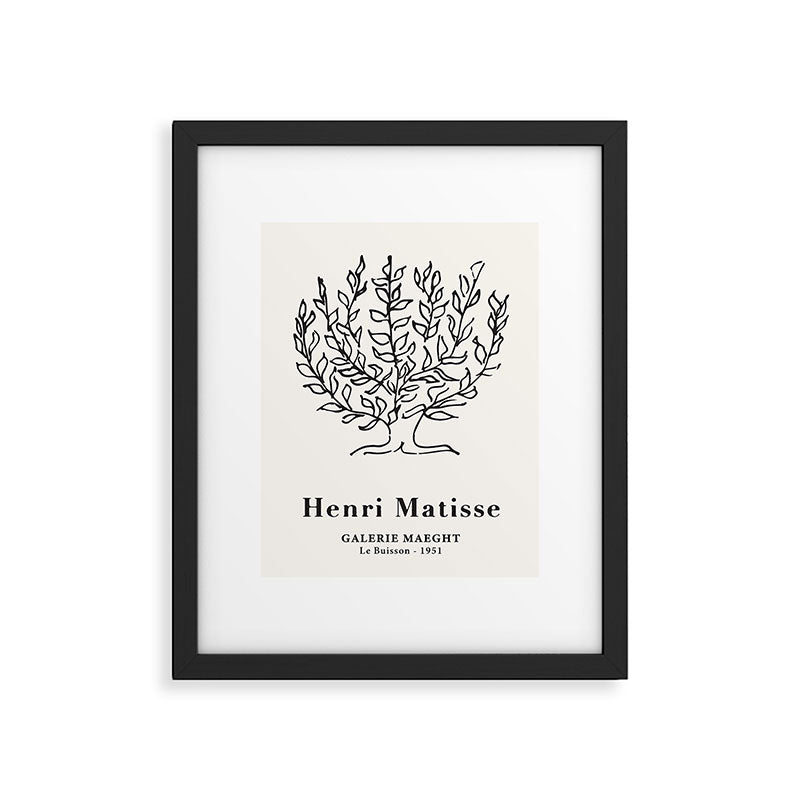 Henri Matisse 'Tree of Life' Abstract Line Art Framed Art Print Gallery Image 5