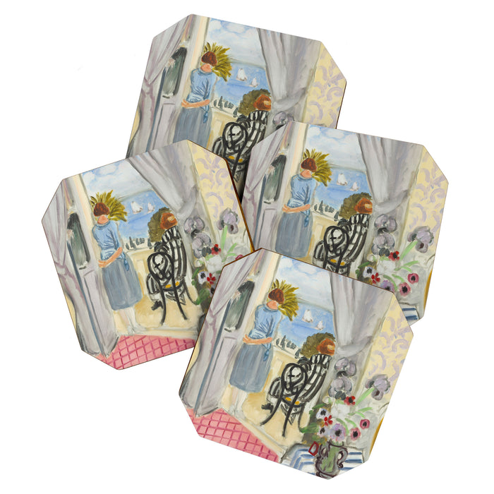 Henri Matisse Woman at The Open Window in Nice Coaster Gallery Image 1