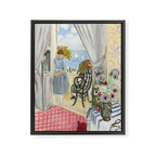 Henri Matisse Woman at The Open Window in Nice Framed Canvas Print Gallery Image 6