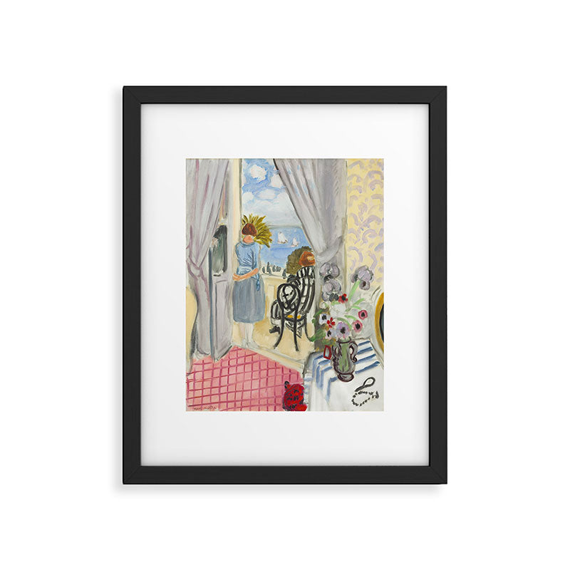 Henri Matisse Woman at The Open Window in Nice Framed Art Print Gallery Image 5