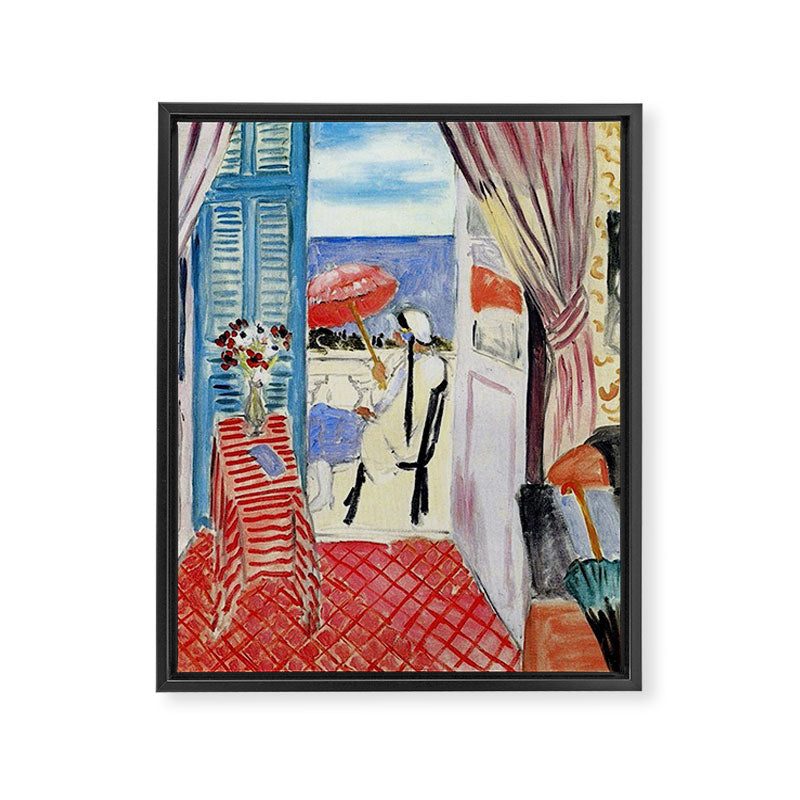 Henri Matisse Woman at The Open Window Painting Framed Canvas Print Gallery Image 6