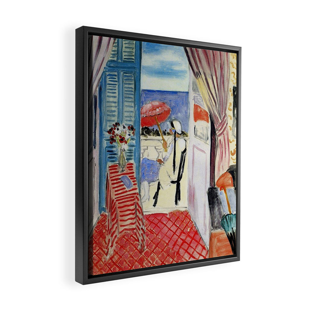 Henri Matisse Woman at The Open Window Painting Framed Canvas Print Gallery Image 2