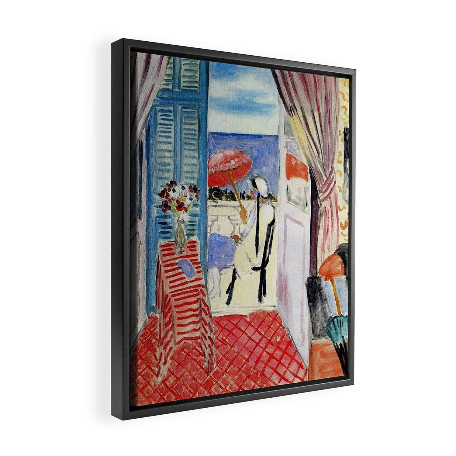 Henri Matisse Woman at The Open Window Painting Framed Canvas Print Gallery Image 2