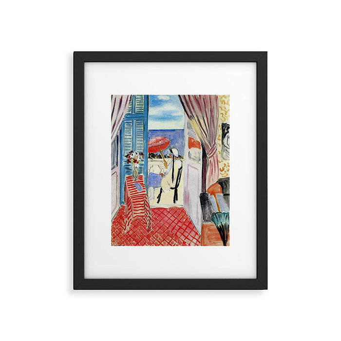 Henri Matisse Woman at The Open Window Painting Framed Art Print Gallery Image 1
