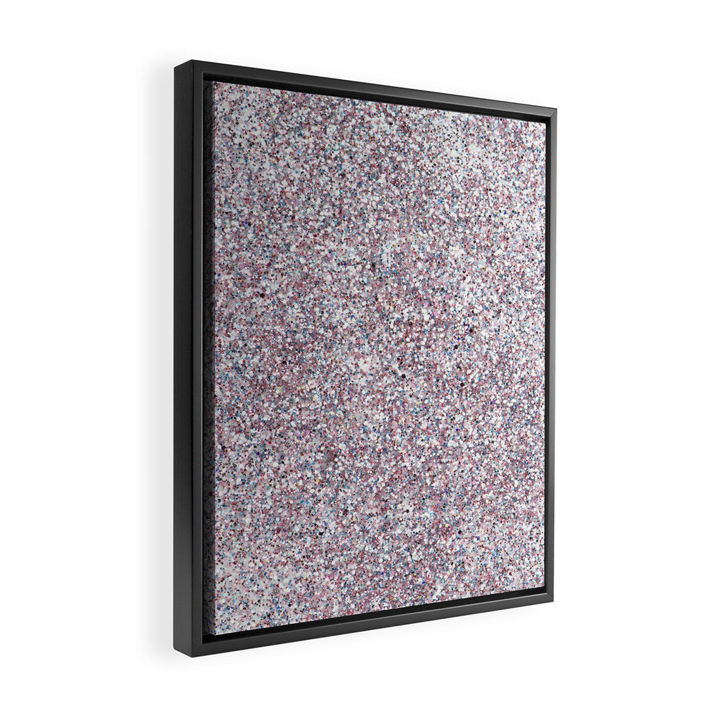 Holographic Glitter Sparkle Framed Canvas Print Gallery Image 2