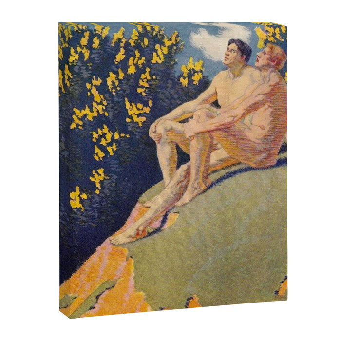 âI will sing the song of companionshipâ Leaves of Grass by Margaret Cook Canvas Print Gallery Image 1