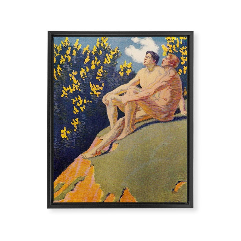 âI will sing the song of companionshipâ Leaves of Grass by Margaret Cook Framed Canvas Print Gallery Image 6