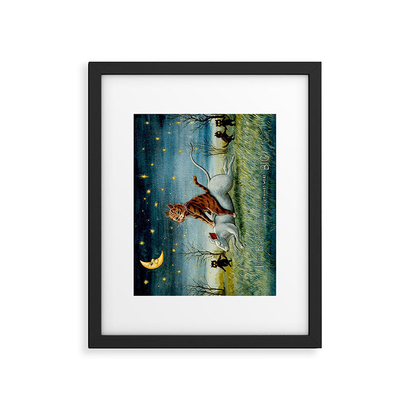 'If Only Big Things Were Little, and Little Things Were Big' by Louis Wain Framed Art Print Gallery Image 5