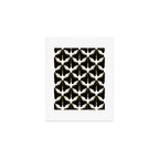 Japanese Crane Ornate Art Deco Pattern Art Print Gallery Image 1